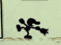 Mr. Game & Watch's taunt.
