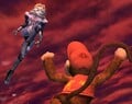 Jumping over Diddy Kong on Halberd.