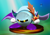 Meta Knight trophy from Super Smash Bros. Melee.