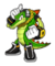 Brawl Sticker Vector The Crocodile (Knuckles' Chaotix).png