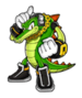 Brawl Sticker Vector The Crocodile (Knuckles' Chaotix).png