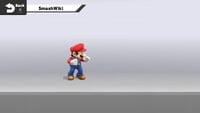 The Controls Test stage in Super Smash Bros. for Wii U.