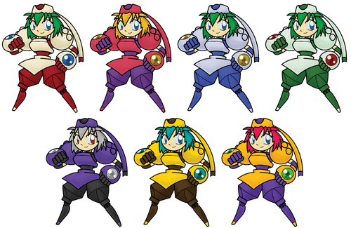 Marina's alternate costumes in Remix