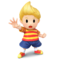 Official artwork of Lucas from SSB4, from the Nintendo UK press library.
