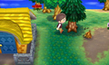 A beehive as it appears in the original Animal Crossing.