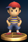 The Ness trophy in Brawl