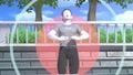 Male Wii Fit Trainer using Deep Breathing on Tomodachi Life.