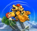 Flying Slam in Super Smash Bros. for Nintendo 3DS.
