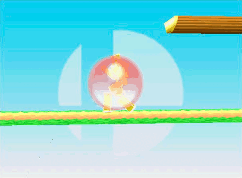 Captain Falcon Back Roll Hurtbox Smash 64.gif