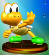 Koopa Troopa trophy from Super Smash Bros. Melee.