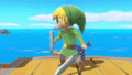 Toon Link's second idle pose.