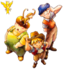 The artwork used for the Spirit featuring Dion, Max, and Jack from Marvelous: Mouhitotsu no Takarajima. Ripped from Game Files