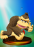 Donkey Kong trophy from Super Smash Bros. Melee.