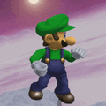 Luigi's idle pose.