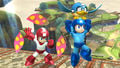 A couple of Mega Man's Custom Special Moves.
