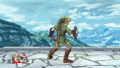 Link's up taunt.