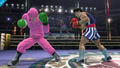Two of Little Mac's alternate costumes. One is his signature hooded sweatsuit, while the other is his attire in Contender Mode when fighting in the World Circuit in the Wii version of Punch-Out!!