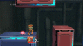 Samus is crushed in The Research Facility (Part II).