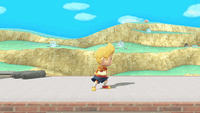 Lucas's side taunt in Smash 4