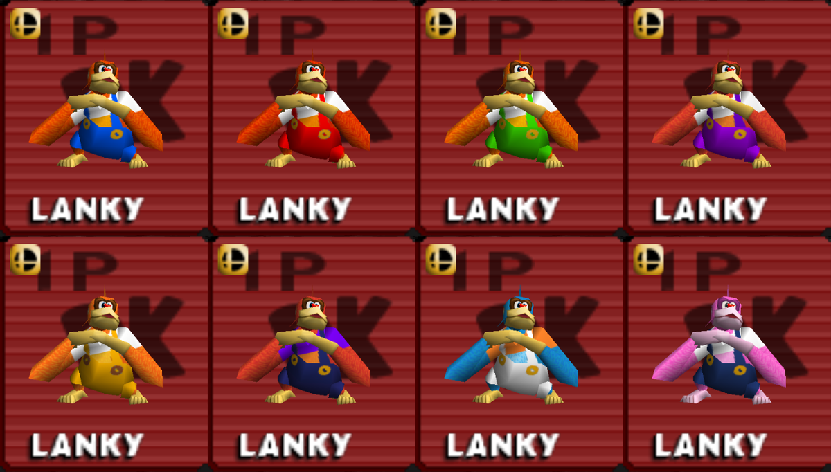 File:SSB64 Remix alts Lanky Kong.png - SmashWiki, the Super Smash Bros ...