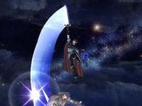 Marth's Dolphin Slash in Brawl.