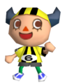 A male villager wearing the clothing used for the Villager's first male alt.