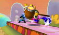 Piercing Aura Sphere being used in Super Smash Bros. for Nintendo 3DS.