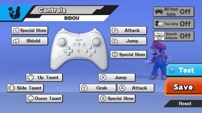 A common controller configuration for performing Bidou.
