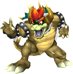 Giga Bowser contro Mario