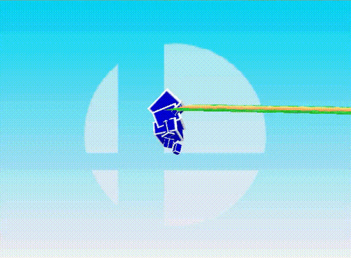 Pikachu Ledge Attack Slow Hitbox Smash 64.gif