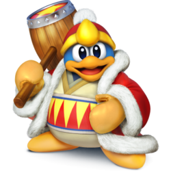 King Dedede as he appears in Super Smash Bros. 4.