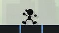 Mr. Game & Watch's first idle pose
