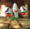 Little Mac wearing a Rocket Belt in Super Smash Bros. for Wii U.