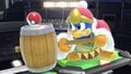 King Dedede with a Poké Ball on his hammer in Ultimate.