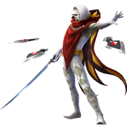 Official artwork of Ghirahim from "Hyrule Warriors".
source