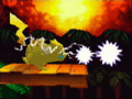 Pikachu Forward Smash Image SSB64.gif