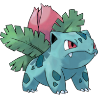 Ivysaur artwork by Ken Sugimori. Found here.