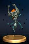 Midna trophy from Super Smash Bros. Brawl.