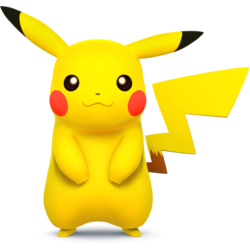 Pikachu as it appears in Super Smash Bros. 4.