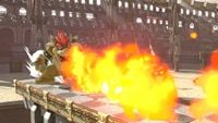 Bowser's Fire Breath in Super Smash Bros. Ultimate.