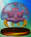 Metroid trophy from Super Smash Bros. Melee.