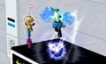 Snaring Aura Sphere being used in Super Smash Bros. for Nintendo 3DS.