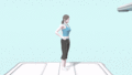 Wii Fit Trainer's side taunt.