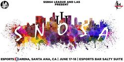 Snosa III Logo for a SoCal tournament in 2017 by Los Angeles Smash Tournaments.