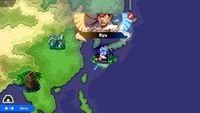 Ryu's location in World of Light.