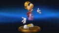 Rayman's trophy when it initially appeared.