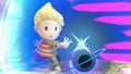 Lucas using PSI Magnet near the Black Hole item on the stage.