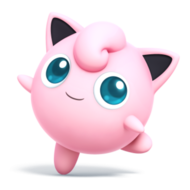 Jigglypuff as she appears in Super Smash Bros. 4.
