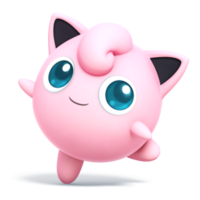 Jigglypuff as she appears in Super Smash Bros. 4.