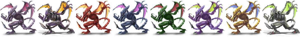 File:Ridley Palette (SSBU).png - SmashWiki, the Super Smash Bros. wiki